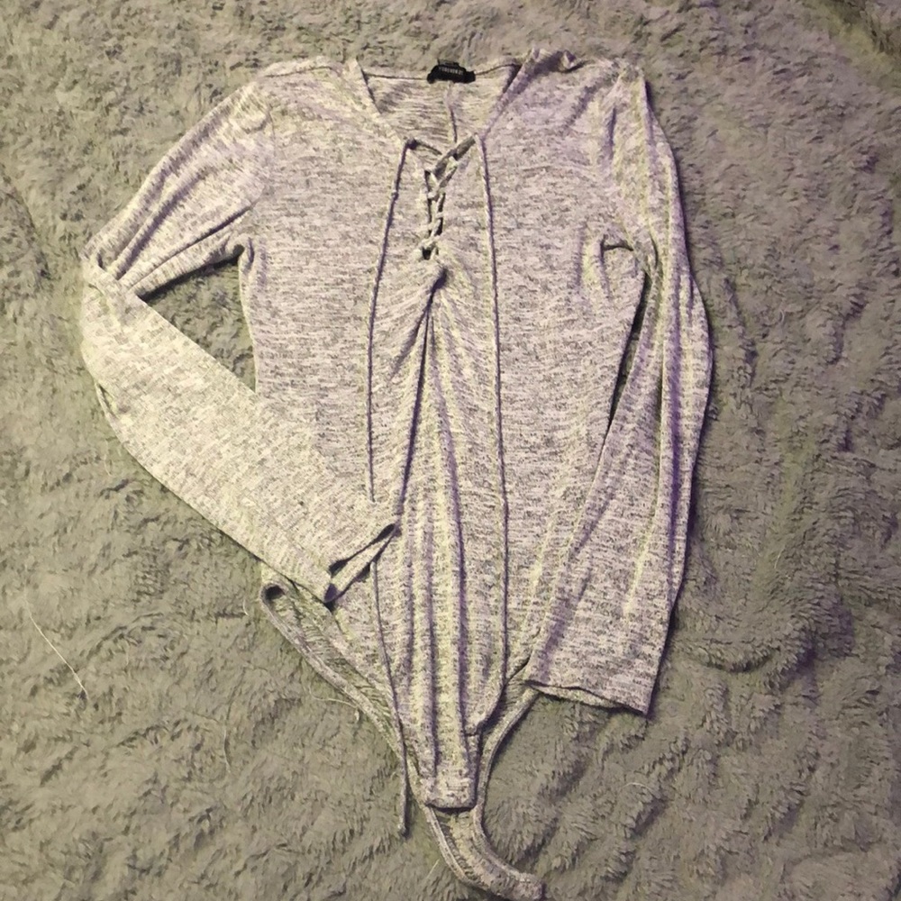 Super cute bodysuit, from Forever 21, and is a medium.